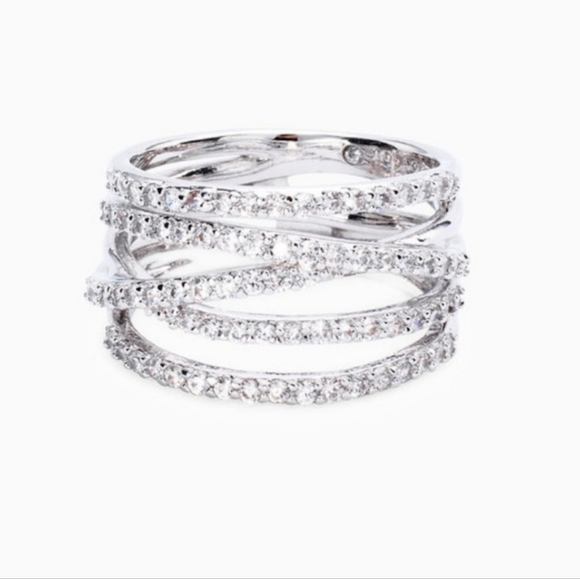 Stella & Dot Stellar Pave Ring - Picture 1 of 4